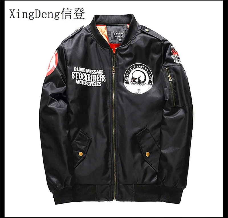 XingDeng осенне-зимние военные мотоциклетные куртки летная куртка пилота ВВС Мужская модная Толстая теплая верхняя куртка на молнии
XingDeng осенне-зимние военные мотоциклетные куртки летная куртка пилота ВВС Мужская модная Толстая теплая верхняя куртка на молнии