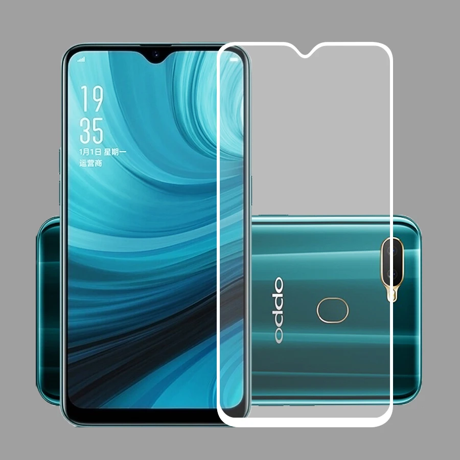 2.5D 9H Премиум Закаленное стекло для OPPO A7 полное покрытие Защитная пленка экрана |