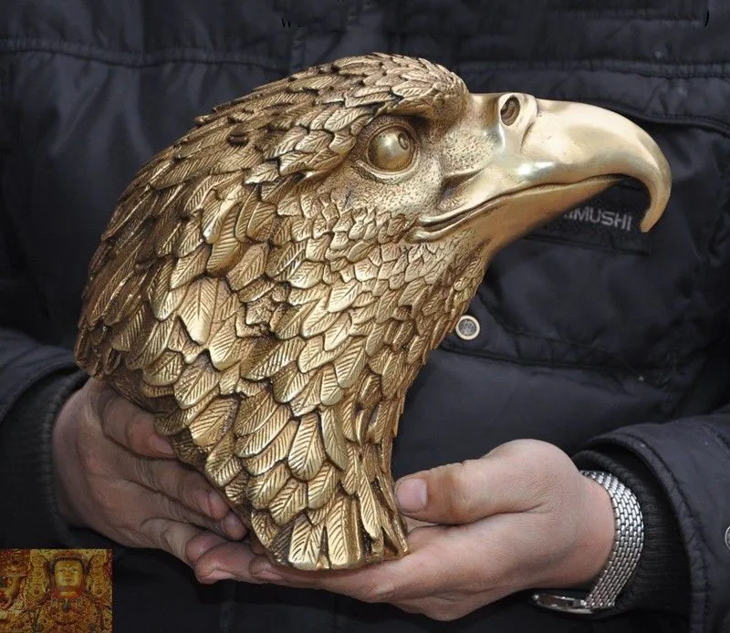 Свадебные украшения китайский фэн-шуй медная птица король свирепый Орел ястреб голова Goshawk статуя новый год
Свадебные украшения китайский фэн-шуй медная птица король свирепый Орел ястреб голова Goshawk статуя новый год