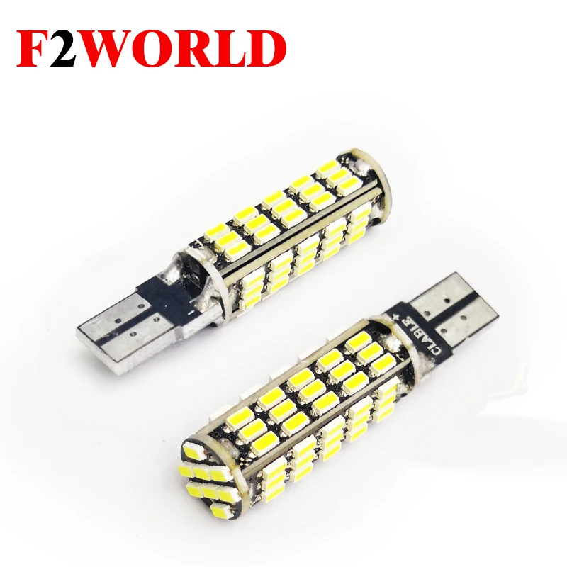 4 шт. светодиода T10 стробоскоп мигание W5W 68 светодиодов 3014 SMD t10 светодиодный