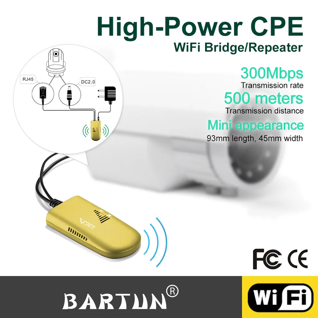 New Outdoor/Wi-Fi Repeater Wifi Amplifier Wireless Access Point 300Mbps CPE 2.4G Wi-Fi Access 20dbm High Power Bridge AP Client
New Outdoor/Wi-Fi Repeater Wifi Amplifier Wireless Access Point 300Mbps CPE 2.4G Wi-Fi Access 20dbm High Power Bridge AP Client