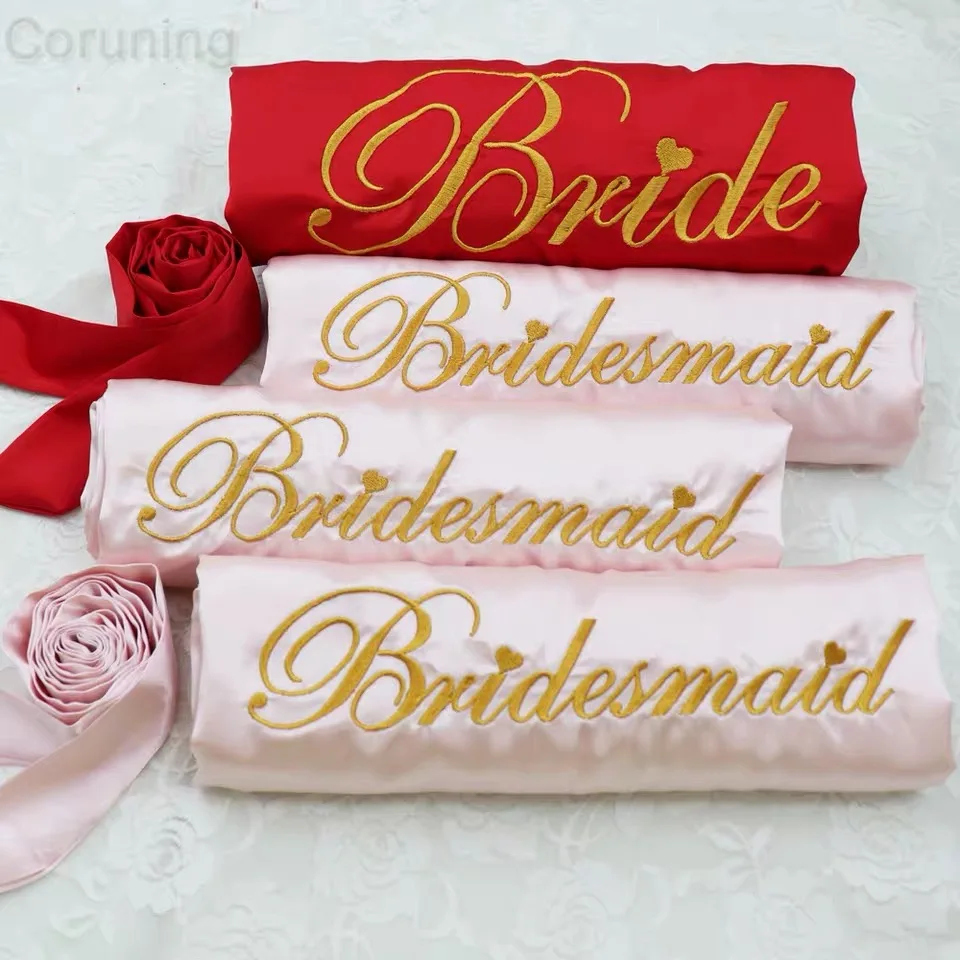 4pcs lot Personalized Silk Kimono Nightwear Robe hen Bacholerette party Bride Bridesmaid gift Wedding Satin Robes
4pcs lot Personalized Silk Kimono Nightwear Robe hen Bacholerette party Bride Bridesmaid gift Wedding Satin Robes