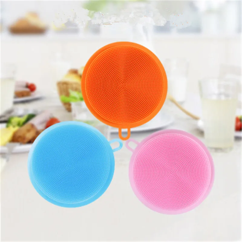 1PC Magic Silicone Dish Brush Bowl Cleaning Brushes Scouring Pad Pot Pan Wash Cloth Cleaning Kitchen Accessories Random Color
1PC Magic Silicone Dish Brush Bowl Cleaning Brushes Scouring Pad Pot Pan Wash Cloth Cleaning Kitchen Accessories Random Color