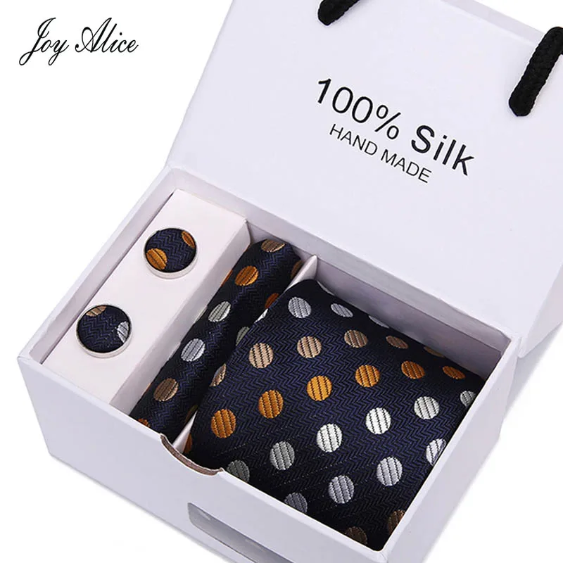Joy alice Mens Tie Set With Gift Box Classic Silk Jacquard Woven Men Neck Ties Hanky Cufflinks Set For Wedding Business Party
Joy alice Mens Tie Set With Gift Box Classic Silk Jacquard Woven Men Neck Ties Hanky Cufflinks Set For Wedding Business Party