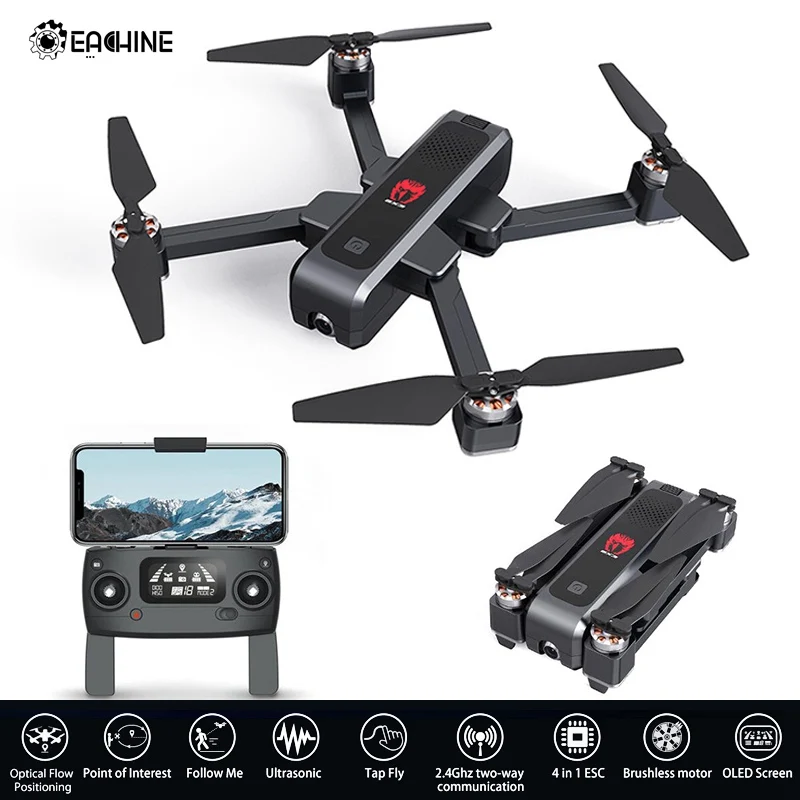 Eachine EX3 GPS 5G WiFi FPV 2K Camera Optical Flow OLED Switchable Remote Brushless Foldable RC Drone Quadcopter RTF
Eachine EX3 GPS 5G WiFi FPV 2K Camera Optical Flow OLED Switchable Remote Brushless Foldable RC Drone Quadcopter RTF