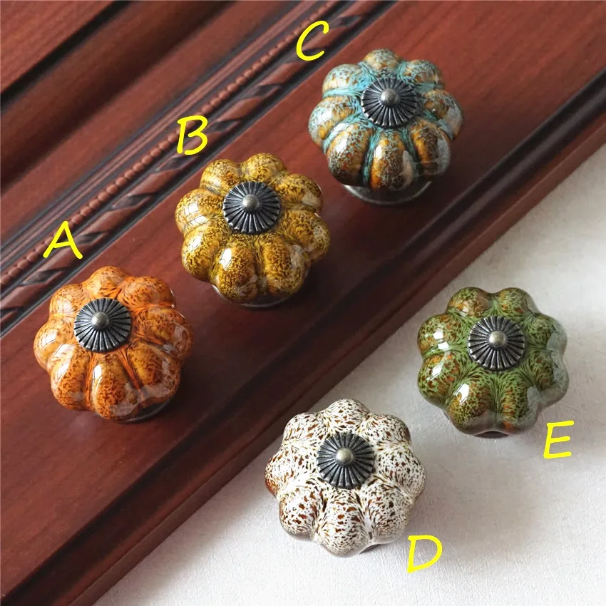 1 PC Pumpkin Knobs Ceramic Knobs Dresser Knob Drawer / Cabinet Handle Pulls / Colorful Kitchen Cupboard Knob Furniture Hardware
1 PC Pumpkin Knobs Ceramic Knobs Dresser Knob Drawer / Cabinet Handle Pulls / Colorful Kitchen Cupboard Knob Furniture Hardware