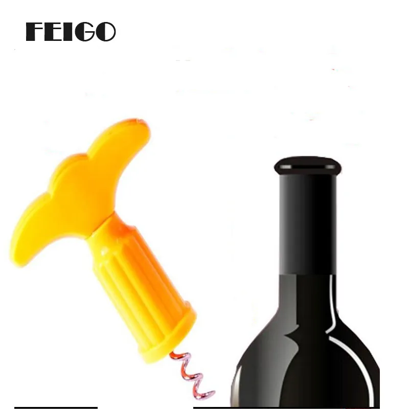 FEIGO 1Pcs Plastic Bottle Opener Wine Stopper Handle Pressure Corkscrew Yellow Red Wine Opener Corkscrew Bar Kitchen Tools F344
FEIGO 1Pcs Plastic Bottle Opener Wine Stopper Handle Pressure Corkscrew Yellow Red Wine Opener Corkscrew Bar Kitchen Tools F344