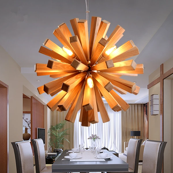 Art Decoration Wooden Dandelion Pendant Light Creative Pendant Lamps Living Room Restaurant Bar Luminaire Light Fixtures
Art Decoration Wooden Dandelion Pendant Light Creative Pendant Lamps Living Room Restaurant Bar Luminaire Light Fixtures