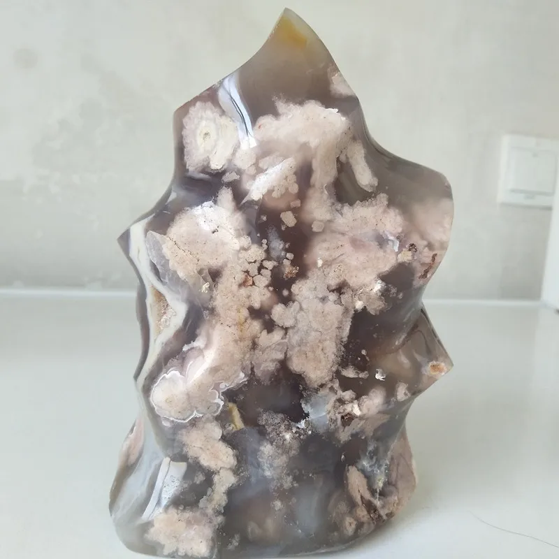 100% Natural stone sakura agate crystal flame home decoration agate ice cream geomantic agate small stones and healing crystals
100% Natural stone sakura agate crystal flame home decoration agate ice cream geomantic agate small stones and healing crystals
