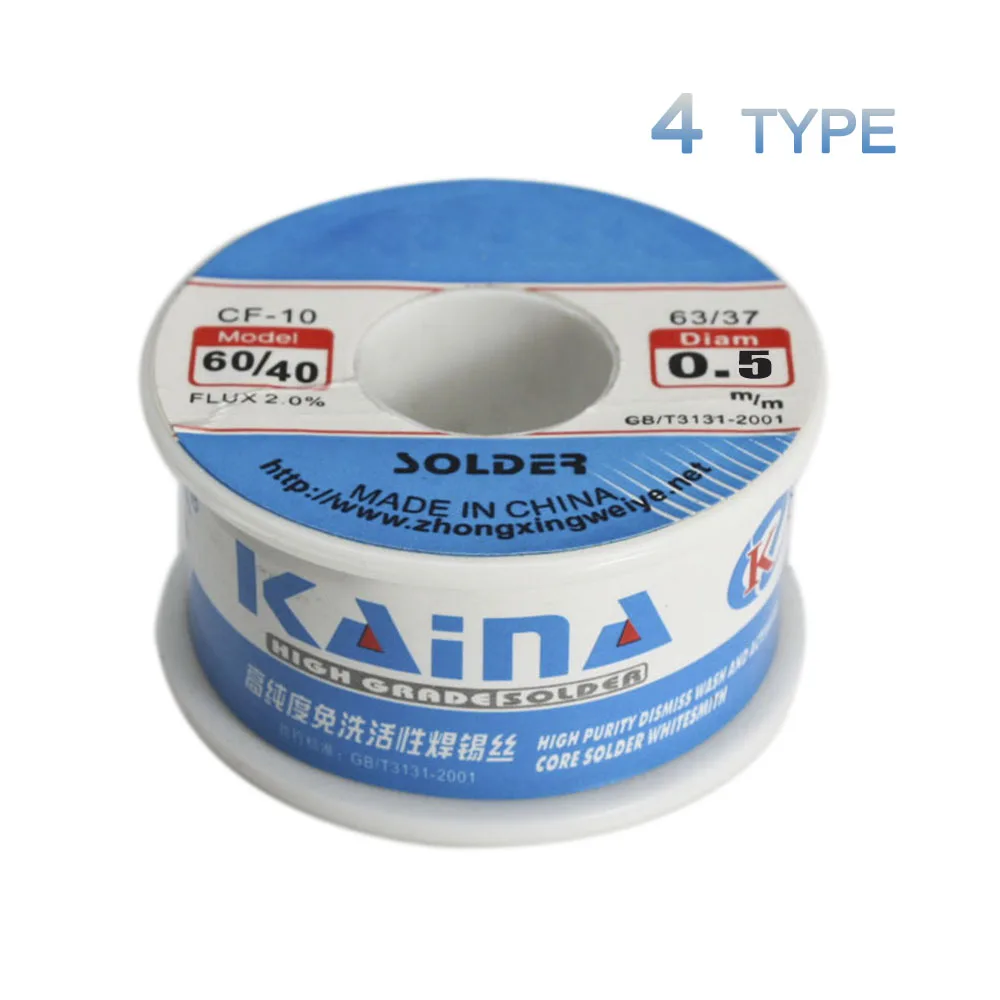 1PC Electric Soldering Welding 0.5mm~1.0mm Reliable Tin Lead Reel Rosin Core Flux Solder Wire electronic enthusiasts essential
1PC Electric Soldering Welding 0.5mm~1.0mm Reliable Tin Lead Reel Rosin Core Flux Solder Wire electronic enthusiasts essential