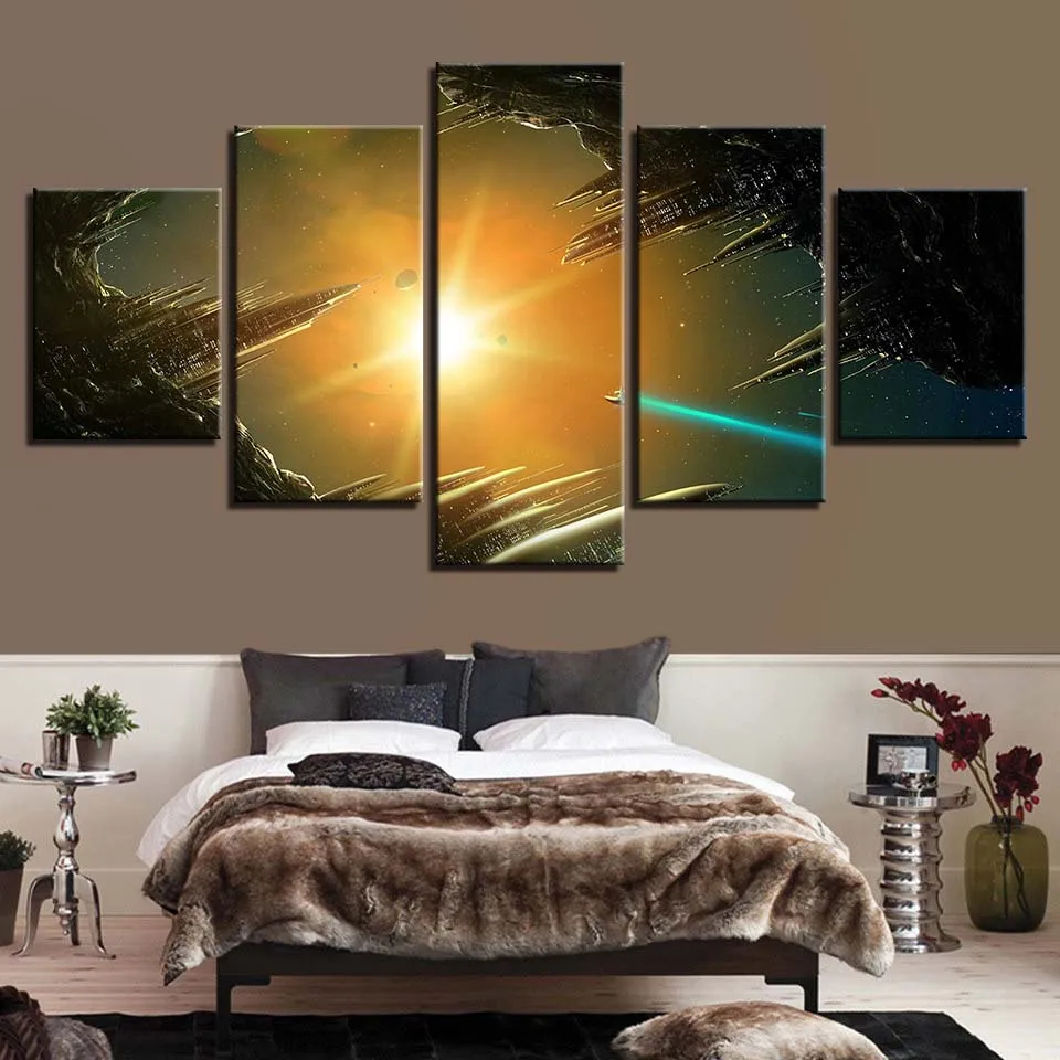 Decoration Modern Wall Hot Sale Framework HD Prints 5 Piece Natural Landscape Pictures Poster Modular Canvas Spray Paintings Art
Decoration Modern Wall Hot Sale Framework HD Prints 5 Piece Natural Landscape Pictures Poster Modular Canvas Spray Paintings Art