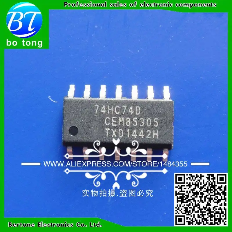 100 шт. 74HC74D SOP14 74HC74 SOP SN74HC74DR SN74HC74 SMD новая и оригинальная интегральная схема
100 шт. 74HC74D SOP14 74HC74 SOP SN74HC74DR SN74HC74 SMD новая и оригинальная интегральная схема