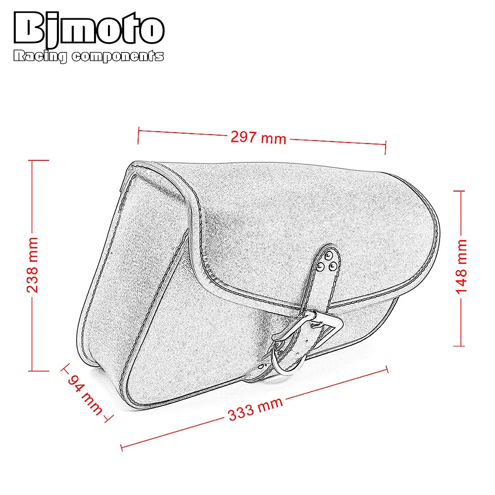 BJMOTO Motorcycle PU Leather Luggage Tool Side Bag Saddlebag For Harley Sportster XL 883 XL 1200
BJMOTO Motorcycle PU Leather Luggage Tool Side Bag Saddlebag For Harley Sportster XL 883 XL 1200