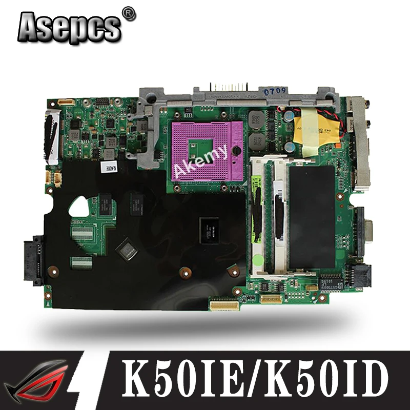 Asepcs K40IE/K40ID/K50ID/K50IE материнская плата для ноутбука For Asus K40ID K50ID K40IE K50IE X50DI K40I K50I