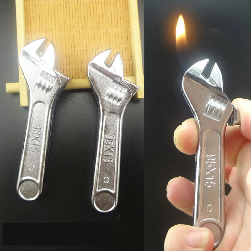 Creative Mini Pliers tools Fire Refillable Cigarette Lighter Butane Gas Wrench Ornaments Toy Lighter Home Decoration For Gift
Creative Mini Pliers tools Fire Refillable Cigarette Lighter Butane Gas Wrench Ornaments Toy Lighter Home Decoration For Gift