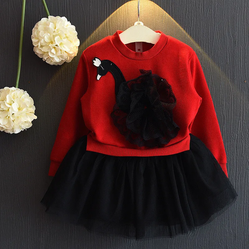 Spring 2018 Korean Long-sleeved Cute Cartoon Swan Yarn Lace Stitching Princess Dress
Spring 2018 Korean Long-sleeved Cute Cartoon Swan Yarn Lace Stitching Princess Dress