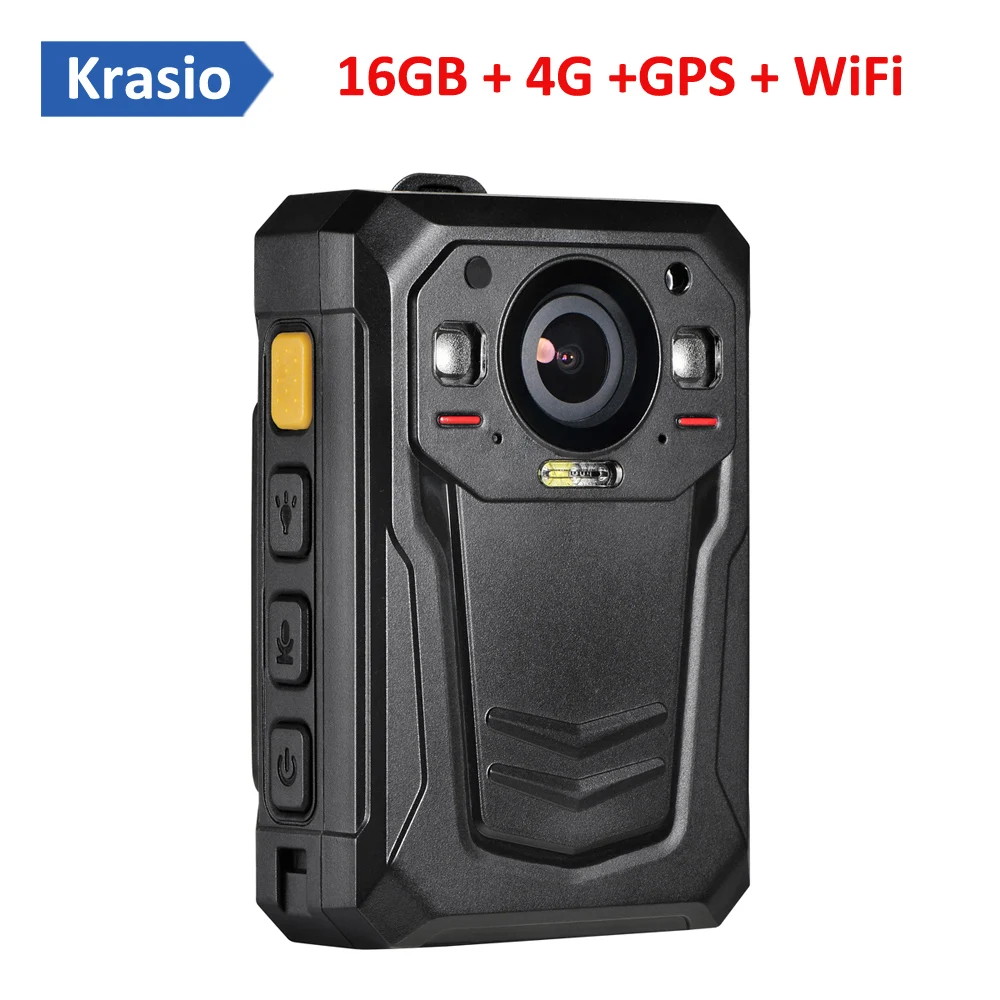 HD 1080P 16 Гб 4G GPS WIFI лучшая полицейская тело носимая видеокамера с живым