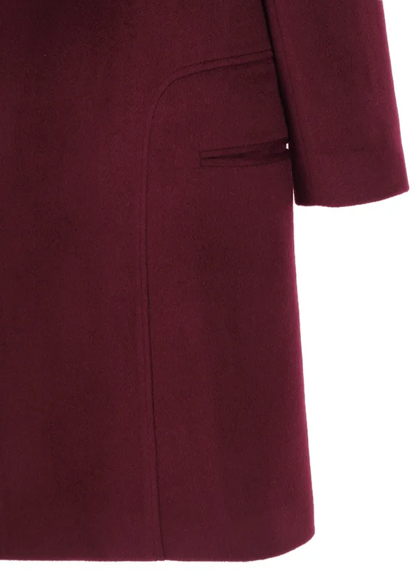 2018 New Autumn Fashion Medium-long Women Wool Jacket Solid Color Turn-down Collar Woolen Overcoat Scarlet Red Female Outwear
2018 New Autumn Fashion Medium-long Women Wool Jacket Solid Color Turn-down Collar Woolen Overcoat Scarlet Red Female Outwear