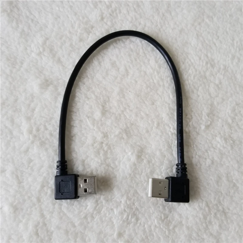 Двойной 90 градусов левый и правый угол USB адаптер для передачи данных Удлинительный кабель мужской тип A 25 см черный
Двойной 90 градусов левый и правый угол USB адаптер для передачи данных Удлинительный кабель мужской тип A 25 см черный