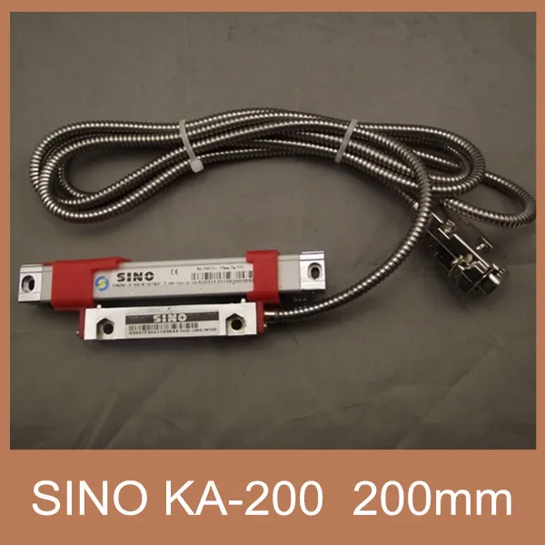 

Бесплатная доставка 16 мм * 16 мм Sino KA200 200 мм линейные весы Sino KA-200 200 мм линейный кодер для токарного станка