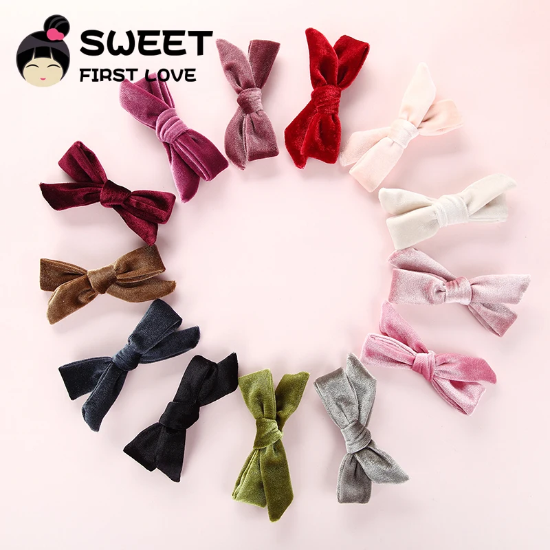 13 pcs/lot New Velvet Scrunchies Hair Clips Fashion Bows Hair Bow-Knot Hairpins For Women Girls Hair Accessories Hair Barrettes
13 pcs/lot New Velvet Scrunchies Hair Clips Fashion Bows Hair Bow-Knot Hairpins For Women Girls Hair Accessories Hair Barrettes