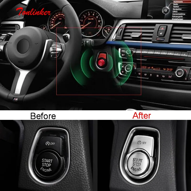 Tonlinker Cover sticker for Bmw 1/2/3/5/7 X3/X4/X5/X6 Car Styling 1/3 PCS ABS/Alumium Engine stop/start button Cover stickers
Tonlinker Cover sticker for Bmw 1/2/3/5/7 X3/X4/X5/X6 Car Styling 1/3 PCS ABS/Alumium Engine stop/start button Cover stickers
