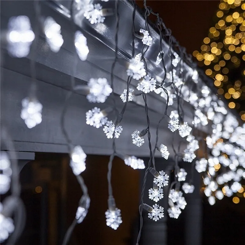 USB Battery Powered Christmas Tree Snow Flakes Led String Fairy Lights Xmas Party Home Wedding Garden Garland Holiday Decoration
USB Battery Powered Christmas Tree Snow Flakes Led String Fairy Lights Xmas Party Home Wedding Garden Garland Holiday Decoration