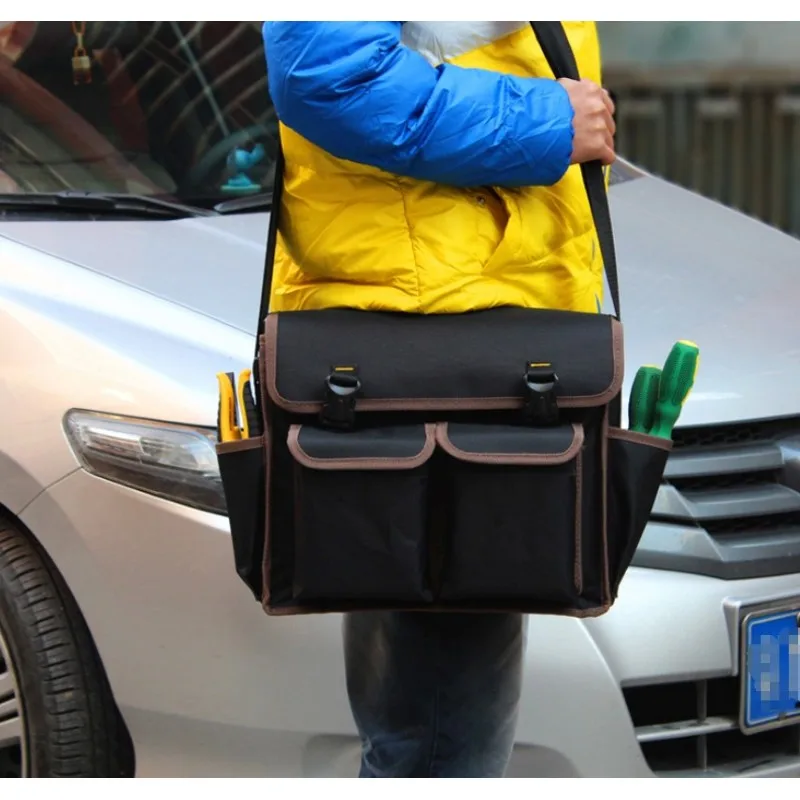 Multifunctional tool box bag Oxford cloth electrician repair shoulder hardware tools storage Case 350x300x100mm
Multifunctional tool box bag Oxford cloth electrician repair shoulder hardware tools storage Case 350x300x100mm