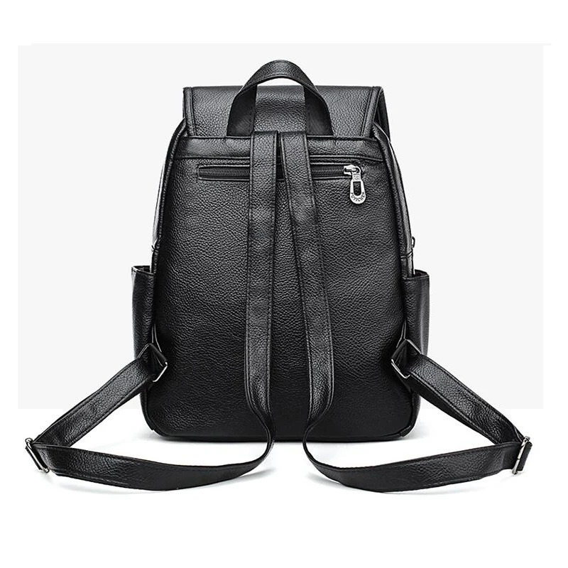 2019PU Leather Waterproof Wear-resistant Shoulder Bag Female Simple Flip Large Capacity Student Backpack Men and Women MM0238
2019PU Leather Waterproof Wear-resistant Shoulder Bag Female Simple Flip Large Capacity Student Backpack Men and Women MM0238