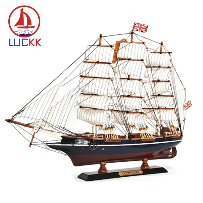 LUCKK Interior Decoration Crafts Mediterranean Sailboat Ornaments Accessories CUTTY SARK Wooden Ships Model Exquisite Home 65CM
LUCKK Interior Decoration Crafts Mediterranean Sailboat Ornaments Accessories CUTTY SARK Wooden Ships Model Exquisite Home 65CM