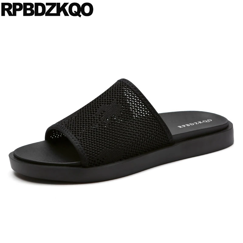 Slides Black Casual Water Runway Slippers Waterproof Beach Mesh Mens Sandals 2021 Summer Outdoor Platform Shoes Flat Slip On
Slides Black Casual Water Runway Slippers Waterproof Beach Mesh Mens Sandals 2021 Summer Outdoor Platform Shoes Flat Slip On