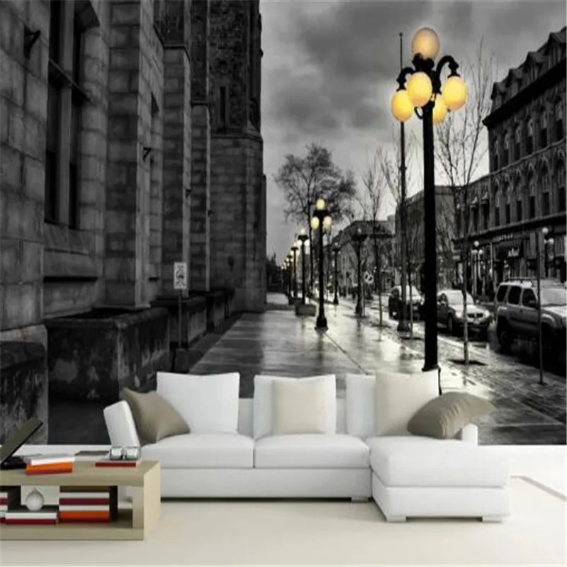 Modern Ctity Photo Wallpapers Vintage Black Street Wall Murals for Living Room Bedroom TV Background Wall Papers for Walls 3D
Modern Ctity Photo Wallpapers Vintage Black Street Wall Murals for Living Room Bedroom TV Background Wall Papers for Walls 3D