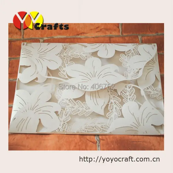 Hot sale beautiful flower invitations Laser Cut Wedding Invitation Cards with inner paper and envelop
Hot sale beautiful flower invitations Laser Cut Wedding Invitation Cards with inner paper and envelop