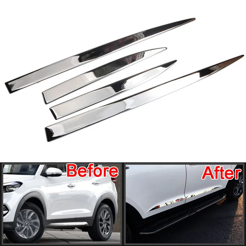 BBQ@FUKA Car ABS Chrome Side Door Line Garnish Body Trim Cover For 2015-2017 Hyundai Tucson Car exterior protective strip sticke
BBQ@FUKA Car ABS Chrome Side Door Line Garnish Body Trim Cover For 2015-2017 Hyundai Tucson Car exterior protective strip sticke