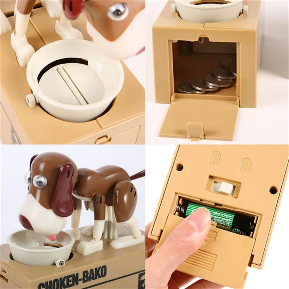 Kids Cartoon Electronic Dog Toys Super Cute Fortune Dog Saving Pot Piece Robotic Dog for Children Save money
Kids Cartoon Electronic Dog Toys Super Cute Fortune Dog Saving Pot Piece Robotic Dog for Children Save money