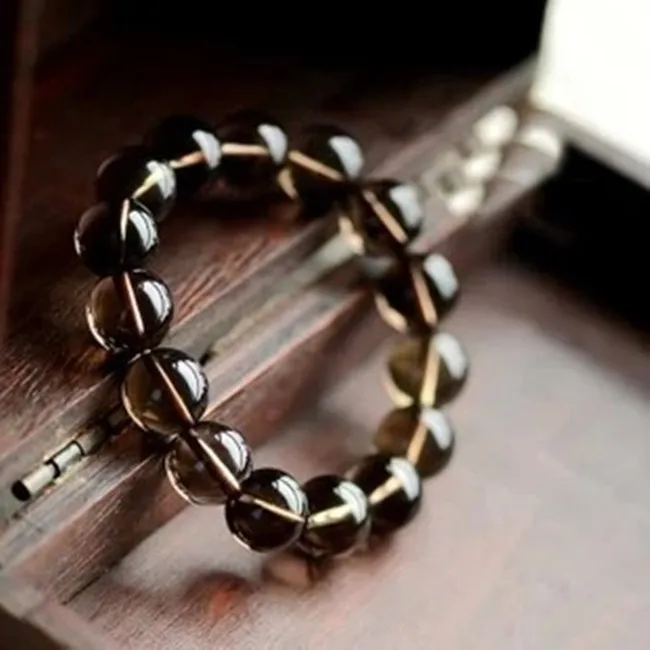 Natural Crystal Smoky Crystal Beads Bracelet For Women Gifts Elastic Bracelet Jewelry Tea Crystal Bracelets 14mm
Natural Crystal Smoky Crystal Beads Bracelet For Women Gifts Elastic Bracelet Jewelry Tea Crystal Bracelets 14mm