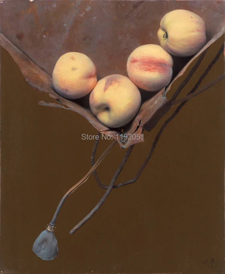 hyperrealism still life painting contemporary Chinese art masterpiece reproduction museum quality printing peaches
hyperrealism still life painting contemporary Chinese art masterpiece reproduction museum quality printing peaches