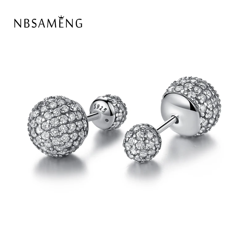 Женские серьги-гвоздики с прозрачными фианитами NBSAMENG, Настоящее серебро 925 пробы, ювелирное изделие в подарок
Женские серьги-гвоздики с прозрачными фианитами NBSAMENG, Настоящее серебро 925 пробы, ювелирное изделие в подарок
