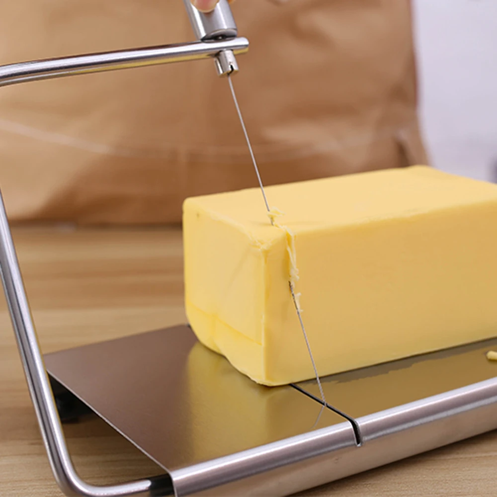 Useful Stainless Steel Cheese Slicer Multi-purpose Cheese Cutting Table Kitchen Cooking Tools Cheese Cutter Tool Accessories
Useful Stainless Steel Cheese Slicer Multi-purpose Cheese Cutting Table Kitchen Cooking Tools Cheese Cutter Tool Accessories