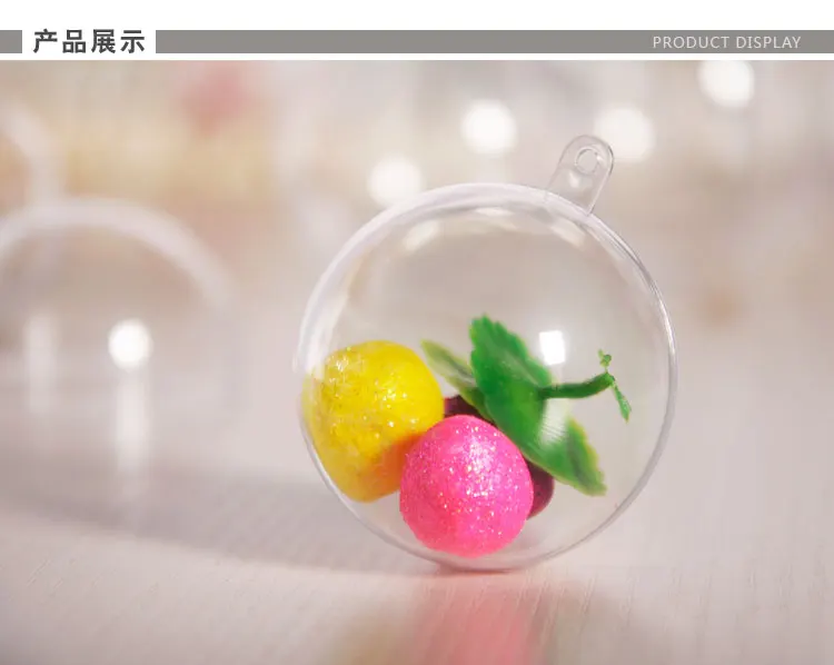 30pcs 7/8/9/10cm Christmas Decorations Clear Plastic Ball Transparent Can Open Plastic Christmas Clear Bauble Ornament Gift
30pcs 7/8/9/10cm Christmas Decorations Clear Plastic Ball Transparent Can Open Plastic Christmas Clear Bauble Ornament Gift