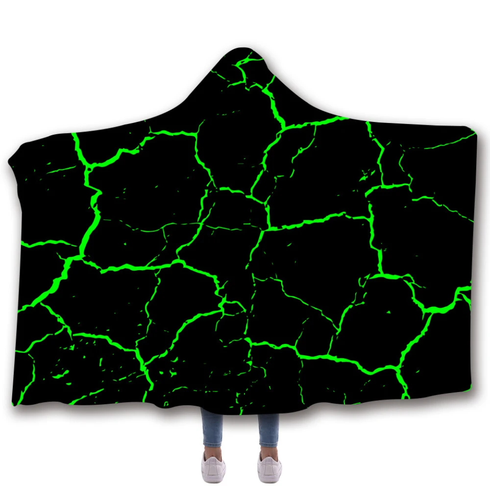 Scarves & Wraps Hooded Blanket 3D Print Harajuku Green marbled crack black hooded poncho scarf shawl manteau femme hiver
Scarves & Wraps Hooded Blanket 3D Print Harajuku Green marbled crack black hooded poncho scarf shawl manteau femme hiver
