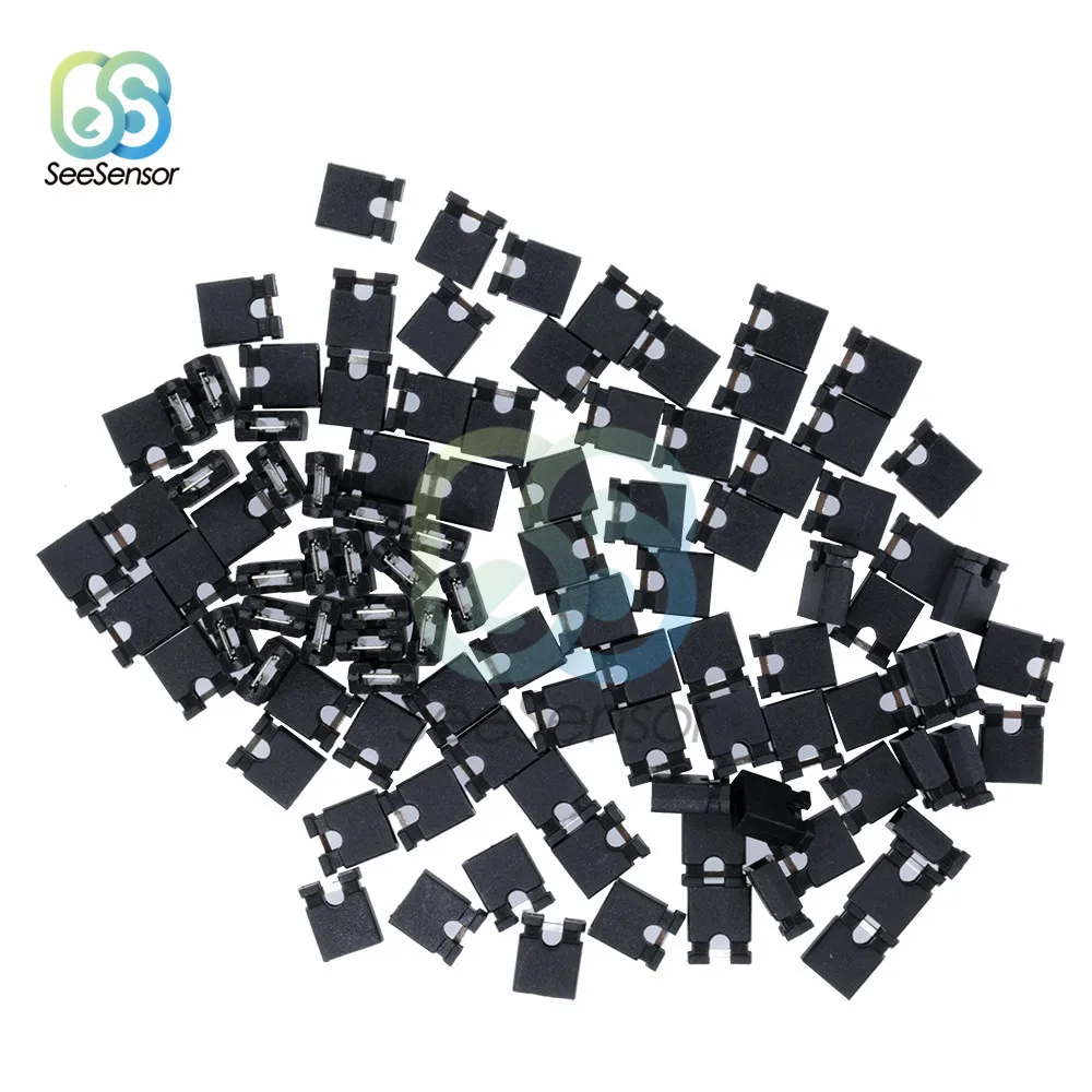 100pcs Pin Header Jumper Blocks Connector Jumper Cap Wire Housings 2.54mm for Hard Drives Circuit Board Computer Interface Card
100pcs Pin Header Jumper Blocks Connector Jumper Cap Wire Housings 2.54mm for Hard Drives Circuit Board Computer Interface Card