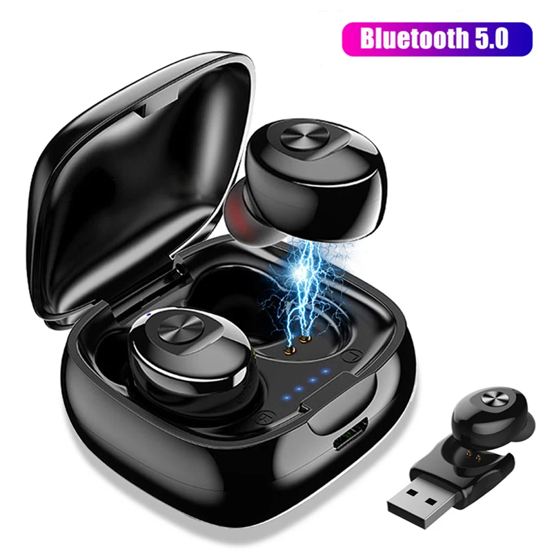 Bluetooth наушники беспроводные в ухо игровая гарнитура водонепроницаемые стерео