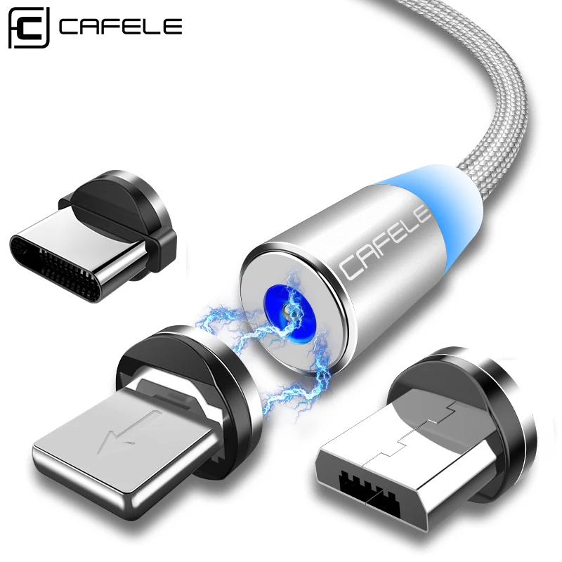 Cafele USB Cable for iPhone / Micro USB / Type C Magnetic LED Lighting USB Cable for iPhone XS Xiaomi Pocophone F1
Cafele USB Cable for iPhone / Micro USB / Type C Magnetic LED Lighting USB Cable for iPhone XS Xiaomi Pocophone F1
