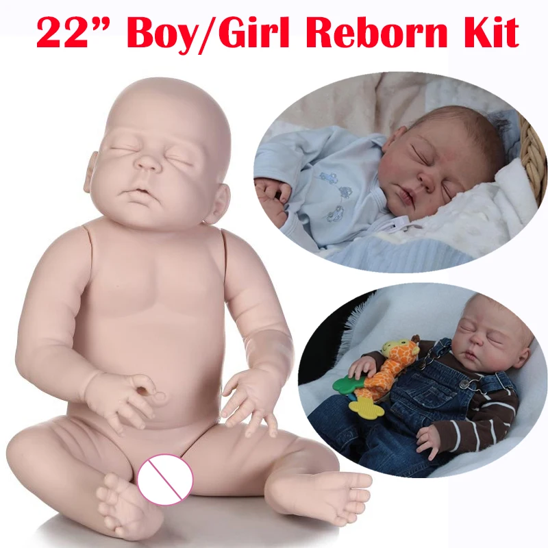 Bebe reborn doll kit full vinyl silicone baby doll DIY Anatomically Correct unfinished doll kits
Bebe reborn doll kit full vinyl silicone baby doll DIY Anatomically Correct unfinished doll kits