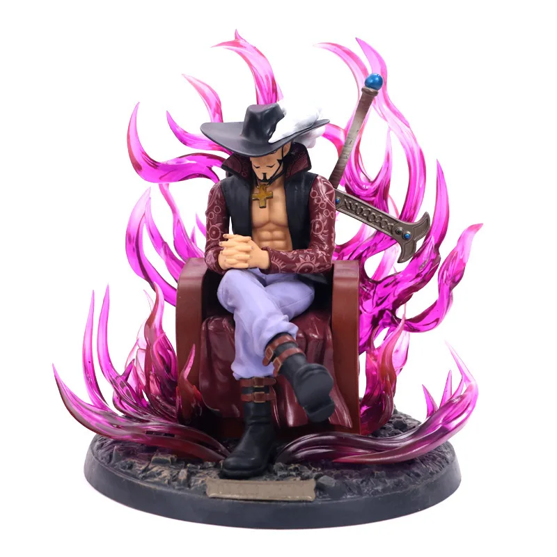 Цельная Статуэтка Shichibukai Dracule Hawk Eyes Mihawk GK Коллекционная модель игрушки T30|Игровые