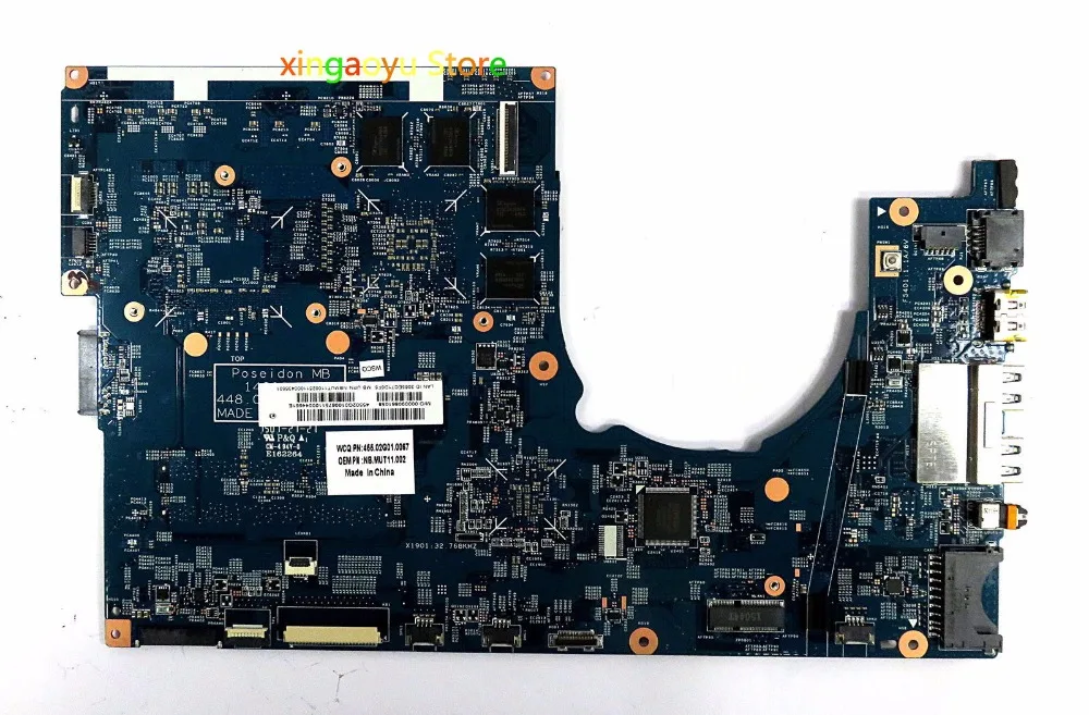 Для Acer VN7-791 Материнская плата ноутбука W/I7-4720HQ CPU GTX960M 2GB GPU 448.02G07.001M NBMUT11002 NB.MUT11.002 100% протестирована
Для Acer VN7-791 Материнская плата ноутбука W/I7-4720HQ CPU GTX960M 2GB GPU 448.02G07.001M NBMUT11002 NB.MUT11.002 100% протестирована
