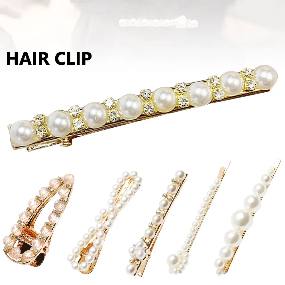 Korean Design Fashion Pearl Hair Clip for Women Elegant Barrette Stick Hairpin Hair Styling Accessories Snap Hair Clips Hairpin
Korean Design Fashion Pearl Hair Clip for Women Elegant Barrette Stick Hairpin Hair Styling Accessories Snap Hair Clips Hairpin