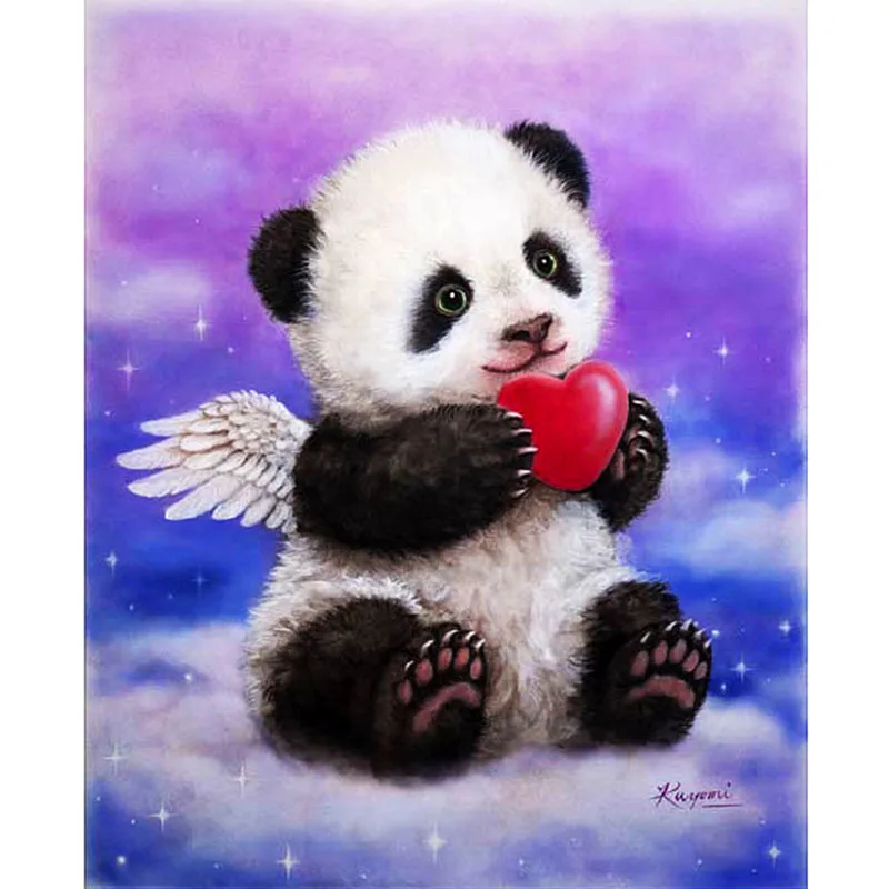 "Full Diamond 5D DIY Diamond Painting ""panda Angel"" 5D Embroidery Square/round Cross Stitch Mosaic Painting Decor
"Full Diamond 5D DIY Diamond Painting ""panda Angel"" 5D Embroidery Square/round Cross Stitch Mosaic Painting Decor