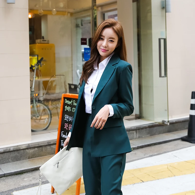 New Fashion Business Women Pant Suits Formal Work Wear Sets Office Lady Pant Suits Women black Suit Blazers Pants Two-Piece Sets
New Fashion Business Women Pant Suits Formal Work Wear Sets Office Lady Pant Suits Women black Suit Blazers Pants Two-Piece Sets